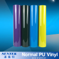 PU / PVC / Pet / Glitter / Flock / camiseta fluorescente de la transferencia de calor Película del vinilo de la impresión